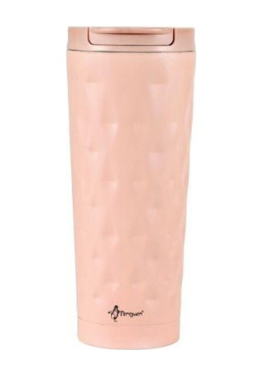 500 Ml Çift Katlı Paslanmaz Çelik Mug Termos Renkli - Pembe Pembe