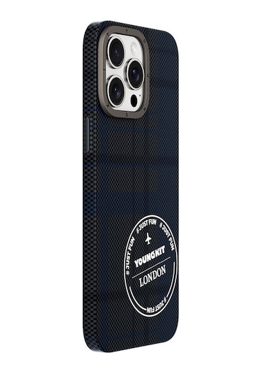 Iphone Uyumlu 14 Pro Max Kılıf Ekose Desenli