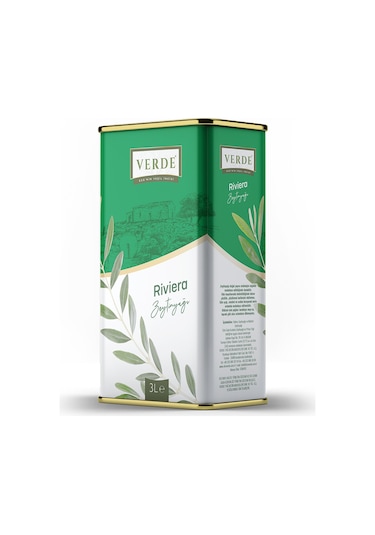 Verde Riviera Zeytinyağı Teneke 3 L