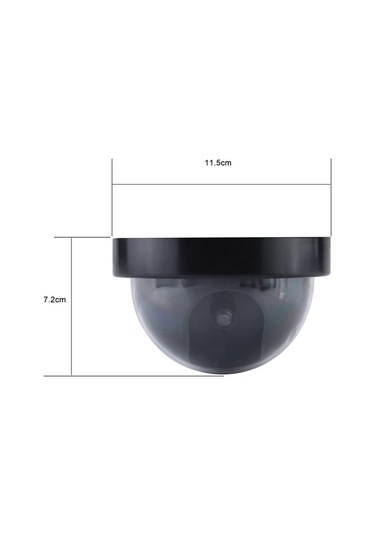 Neevoyu Siyah Yalan Kamera, 45 Derece Açı, Kırmızı Parıltı Işığı, Dış/iç Kullanım, Pil Gerektirir Pil Yok , 1 Adet