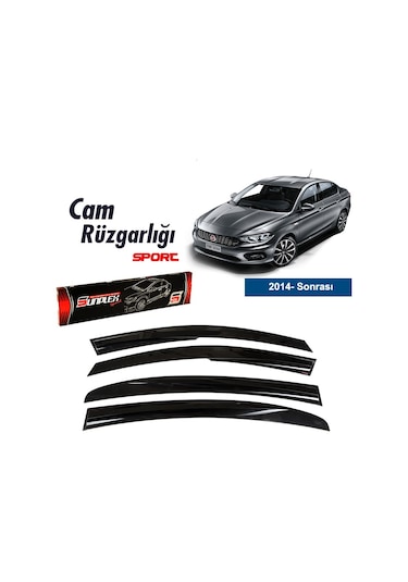 Sunplex Fiat Egea 2014- Sonrası Uyumlu Cam Rüzgarlığı