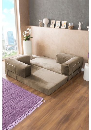 Argimo Godila Yatak Köşe Koltuk Bej