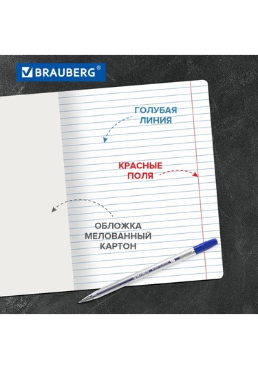 Brauberg Okul İçin 12 Yapraklı Çizgili Defter 20'li Set 318198886