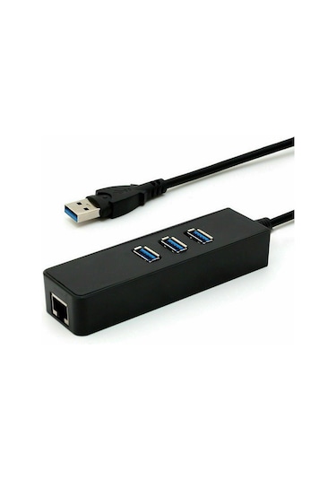 Usb 3.0 To 3 Port Usb 3.0 Çoklayıcı Ethernet Rj45 Gigabit Hub