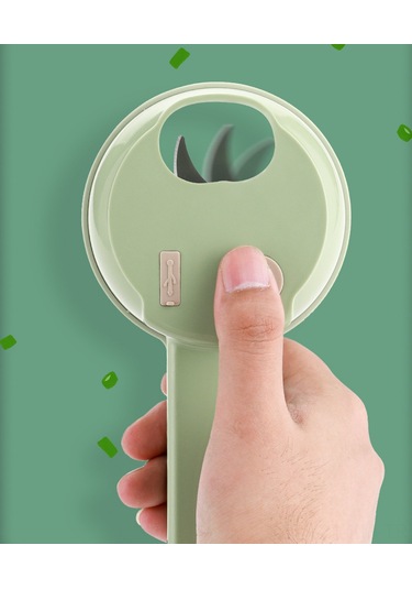 Ximistore9 Kablosuz Elektrikli Sarımsak Dilimleyici - Hızlı Sebze Kesme, Bebağe Yemek Hazırlama, 800mah Pil, El Tutan Tasarım Yeşil