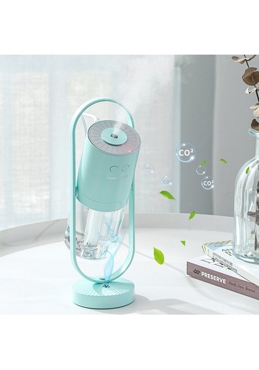 Novahub Ks Portatif Nemlendirici Ve Hava Filtresi, 360 Led Proje Lambası, Şarjlı, Beyaz