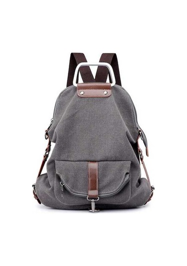 Cordial Moda Kadın Sırt Çantası - Fonksiyonel Omuz Çantası Gri Ve Çok Renkli Çok Renkli