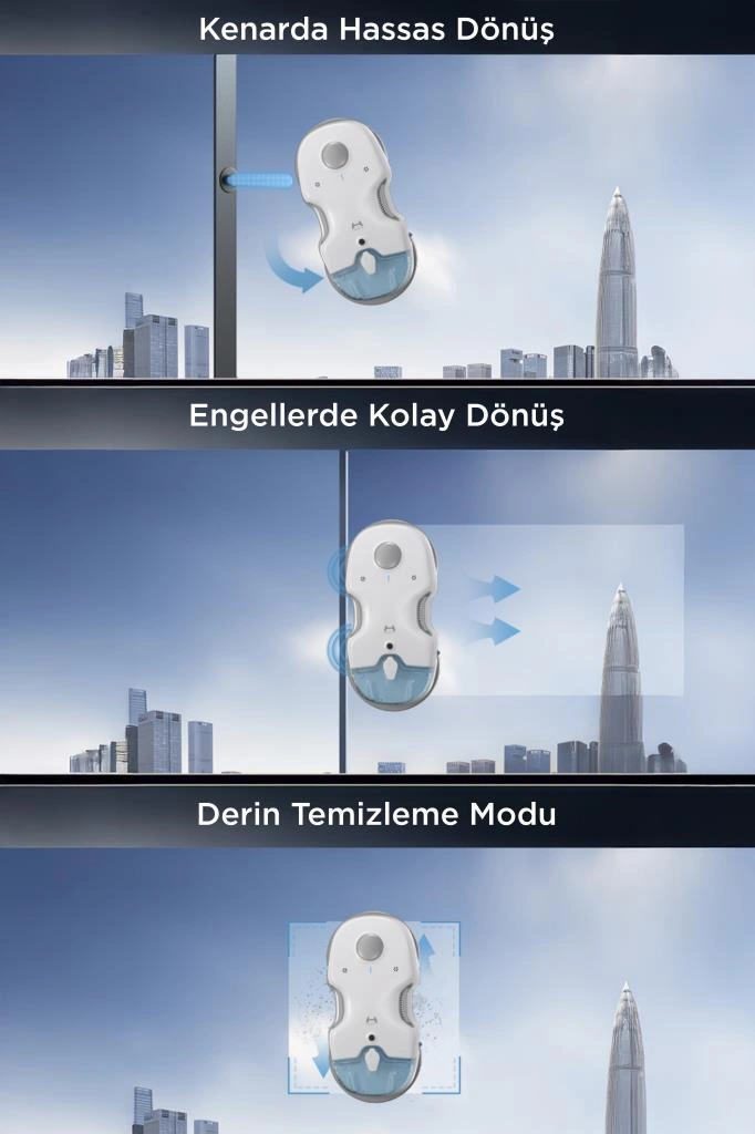 Hutt C7 Akıllı Cam Temizleme Robotu Beyaz