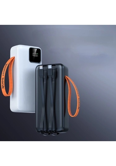 Kendinden Kablolu 30.000 Mah Powerbank