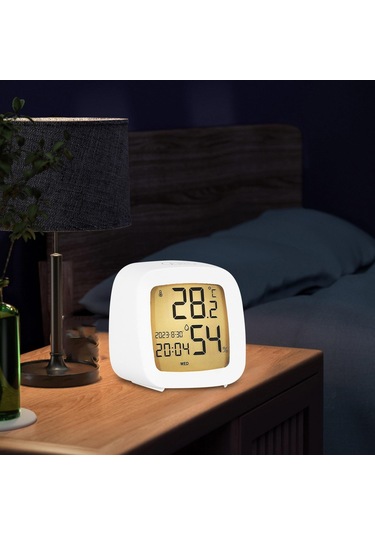 Suntek Kompakt Dijital Çalar Saat Başucu Saati 12/24h Ofis