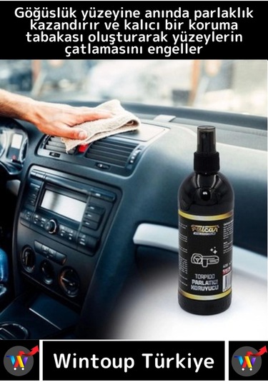 Premium Yüksek Kaliteli Kolay Kullanım Araç Oto Torpido Koruyucu Parlatıcı 410 Ml