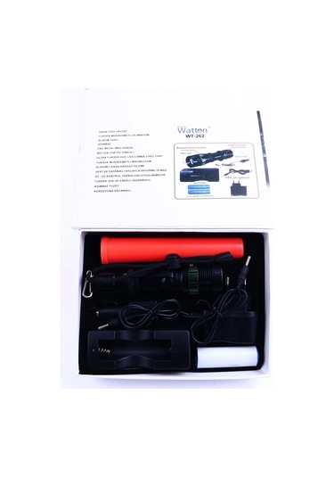 Sinyalli Acil Durum El Feneri Cree5 Wt-262 - 9093012625850ynt Çok Renkli