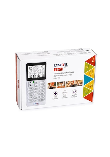 Comfort Plus M101A-WH2 4 Kanallı 8 Pedli 60 Prog Şarjlı Dijital Ems Cihazı
