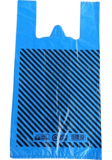 Hışır Çizgili Mavi Siyah Baskılı Mini Boy 1 Kg