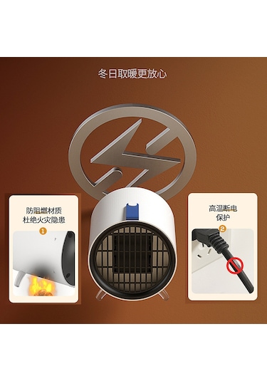 Yifomall Ev Ofis Masaüstü Sıcaklık Verici 110v Taşınabilir Mini Isıtıcı Beyaz Abd/tayvan Standardı