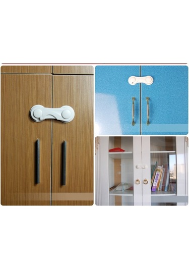 Portakal Safety Dolap-Kapak Kilidi 2 Adet