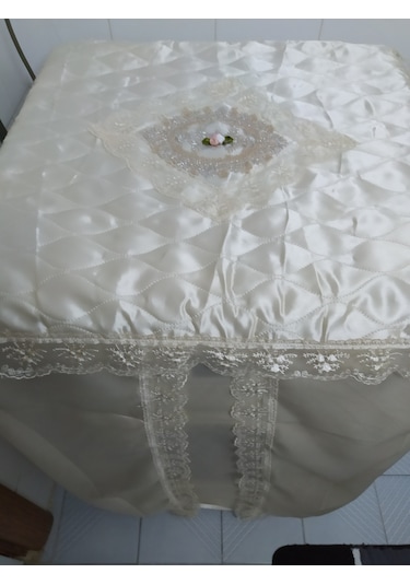 ÇAMAŞIR VE KURUTMA MAKİNESİ ÖRTÜSÜ SATEN KUMAŞ