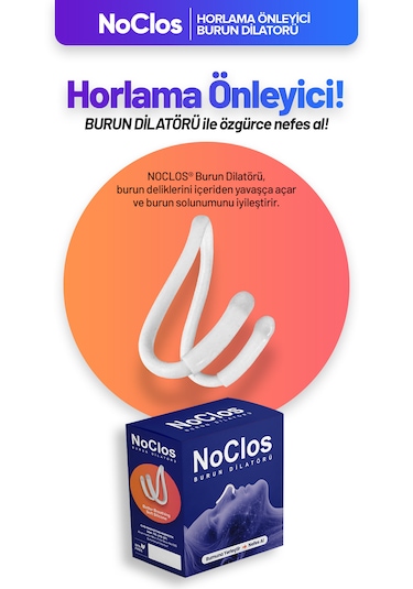 Noclos Nefes Açmayı Destekleyen Burun Dilatörü