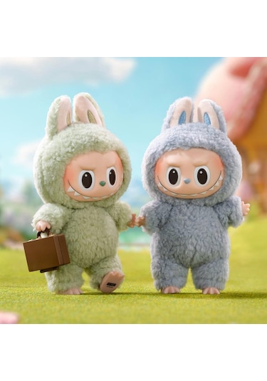 Labubu Ayakta Duran Peluş Anahtarlık Sürpriz Paket Exciting Macaron Karışık