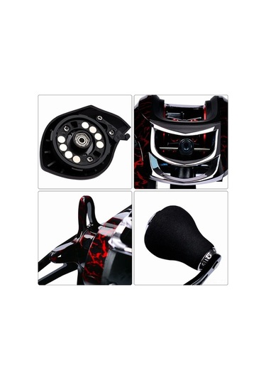 Artfulabode Taşınabilir Sol/sağ Rulman Makarası Makarası Makarası El Casting Bb Balık Balık Baitcasting Bait Avlama Avlama 7.1:1 18+1 Kb