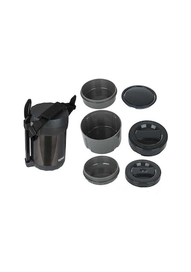 Thermos Fbb-1800 3 Bölmeli Paslanmaz Çelik Yemek Termosu 197623 Gri