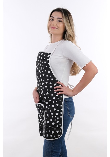 Trendy 3lü Set Sıvı Su Geçirmez Mutfak Önlüğü Isıya Dayanıklı Fırın Eldiveni Ve Tutacak Çeyiz Seti Çizgili Kahve Çok Renkli