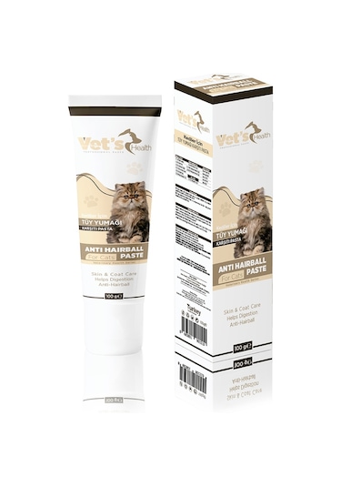 Vets Health Anti-Hairball Malt Paste Tüy Yumağı Karşıtı Pasta 100 G