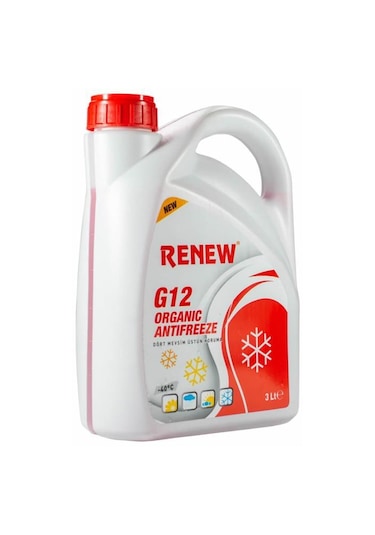 Renew G12 Kırmızı Antifriz -40 Derece 3 Litre