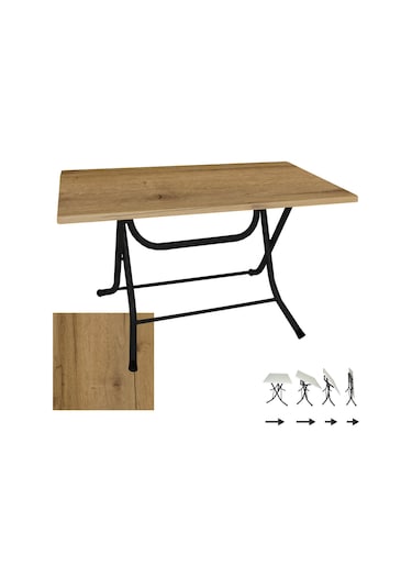 Klasik Katlanır Werzalit Tabla Masa 80x140