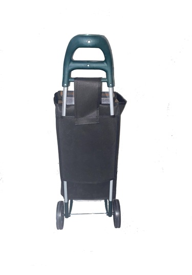 Tekerlekli Pazar Arabası Ve Çantası, Pazar Sepeti - Turuncu Beyaz