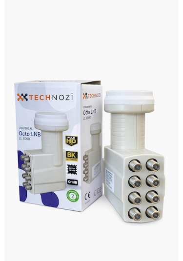 Zumastar 85cm 0.70mm Çanak Anten Sekizli Lnb 40 Metre Anten Kablosu
