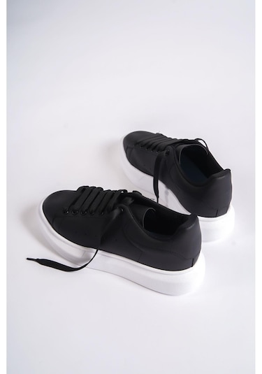 Mubiano Mbmcq1000-s Erkek Kalın Taban Siyah Sneaker & Spor Ayakkabı Siyah