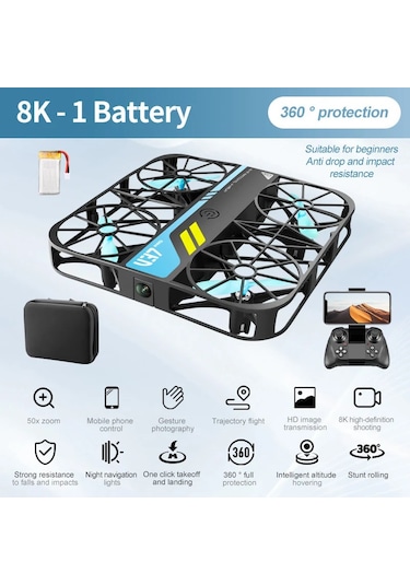 4drc V37 Yeni Mini 8k Drone Kamera Ile 4k Hd Taşıması Kolay Wifi Fpv Dron Cep V37 8k-1b