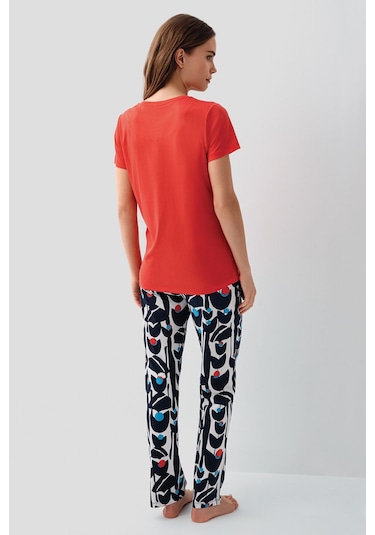 Pierre Cardin Kadın Kırmızı Pijama Takım Kırmızı
