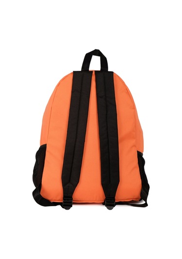 Turuncu Önü Nakışlı Laptop Bölmeli Unisex Sırt Okul Çantası Back To School turuncu