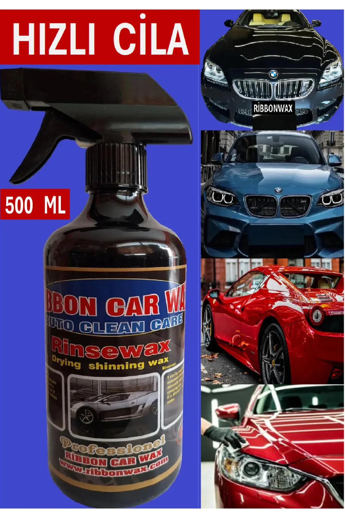 Rb Rinsewax Pratik Hızlı Cila 500 Ml