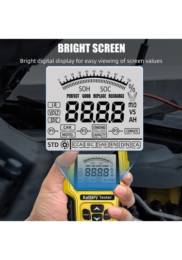 Maoyaya 12volt/24volt Araba Akü Test Cihazı, Döngü Testi, Hafif Araba Döngüsü