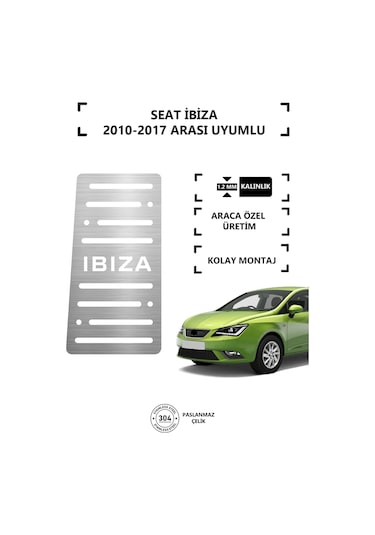 Seat İbiza Ayak Dinlendirme Pedalı Krom Ayak Dayama Pedalı