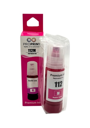 Proprint Epson L6490 Kırmızı Uyumlu  Mürekkep 112 - 70 Ml