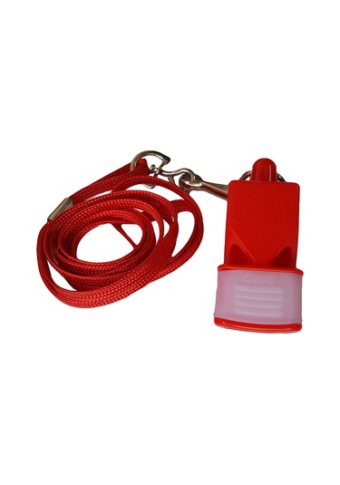 Povit Hakem Düdüğü Ipli Kırmızı Renkli Düdük Lks 75-K Çok Renkli