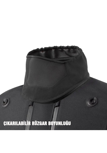 Revit Poseıdon 3 Gore-tex 4 Mevsim Motosiklet Montu Siyah