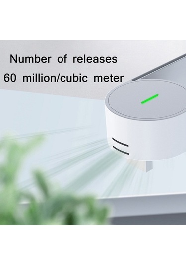 Dancemonkey Usb Takılabilir Negatif İyon Hava Temizleyici Koku Giderici Beyaz, Silikon Kapaklı Beyaz
