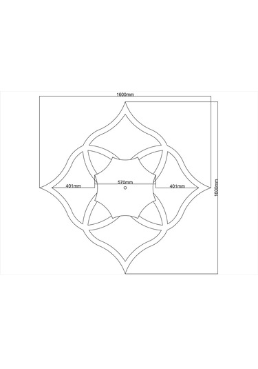 Motifpiyer Lamba Tavan Göbegi 54-motifli-8g-eğri-m-30-modüler Dc