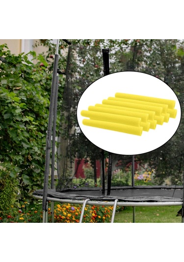 Suntek 12 Adet Trampolin Direği Köpük Kovanları Sarı