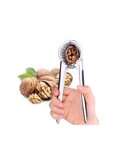 Çinko Alaşımlı Pense Ceviz Klipsi Yaratıcı Mutfak Aleti - Gümüş Huni Çok Renkli