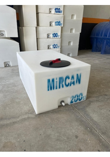 200 Lt Kare Su Deposu Tankı Bidonu Karavan