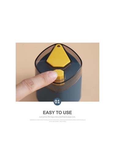 Ulzyvf Pratik 100'lük Hijyenik Kürdan Dispanseri - Pembe Kürdan Saklama Kutusu Pembe