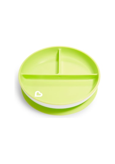 Munchkin Sabit Vakumlu Beslenme Tabağı 6+ Ay Yeşil