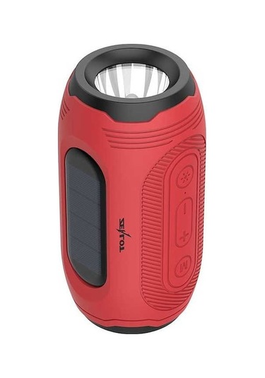 Ankatek Zealot A4 Kablosuz Bluetooth Hoparlör: Güneş Enerjili Şarj, 8 Saat Çalma Süresi, Dış Mekan Bas Hoparlörü, Güçlü Bas - Gümüş