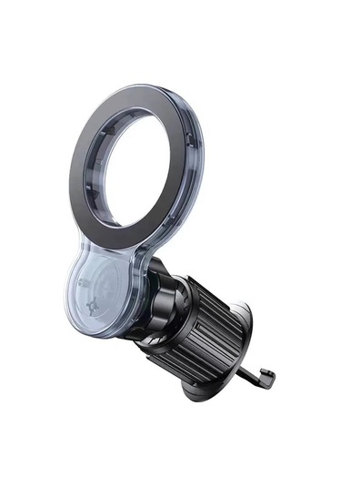 Coofbe 360 Derece Döner Başlıklı Güçlü Mgsafe Uyumlu Manyetik Havalandırma Araç İçi Telefon Tutucu Siyah